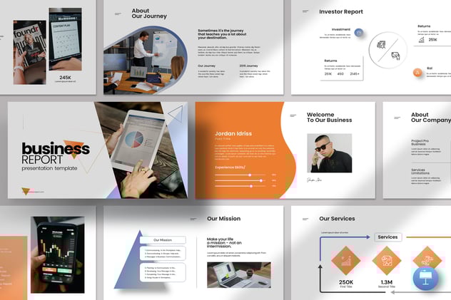 商业业务工作总结报告Keynote模板 - PPT派