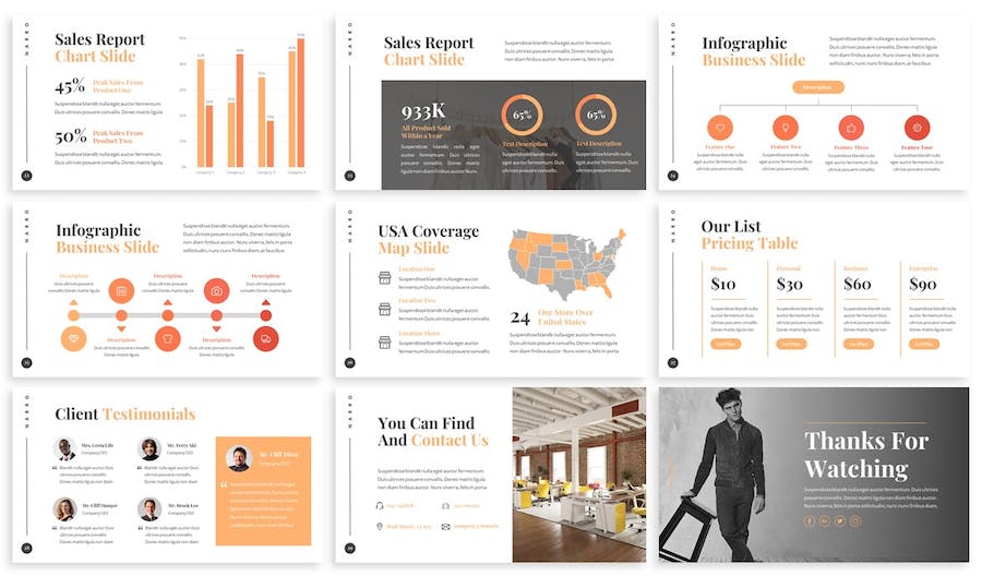 时尚服装品牌推广展示Keynote模板 - PPT派