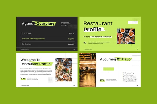 餐饮品牌加盟店铺介绍宣传PPT模板 - PPT派