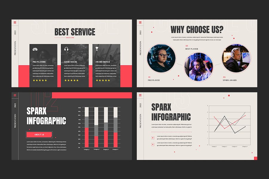 电竞游戏产品推介宣传展示营销方案PPT模板 - PPT派