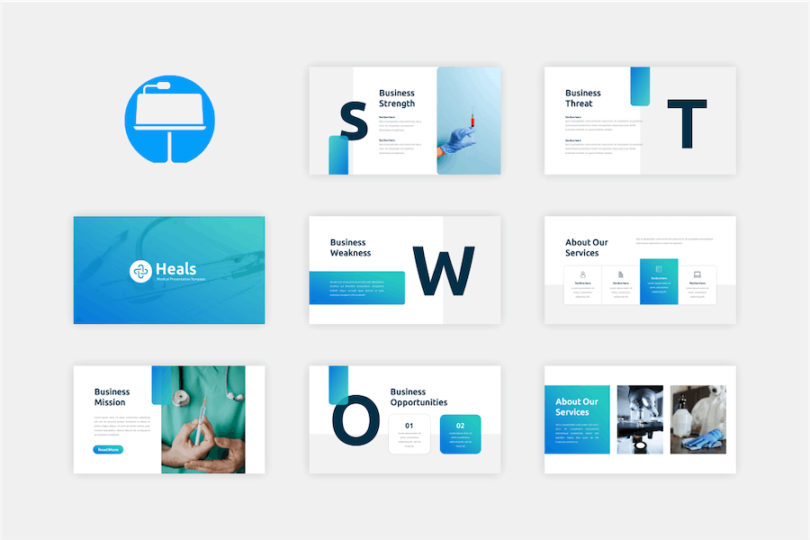 医疗诊疗讲述展示方案Keynote模板 - PPT派