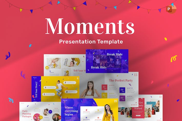 Moments-creative-party-planner-powerpoint-template - PPT派