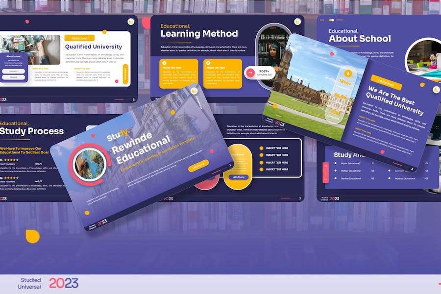 教育培训大学招生宣传PPT模板 - PPT派