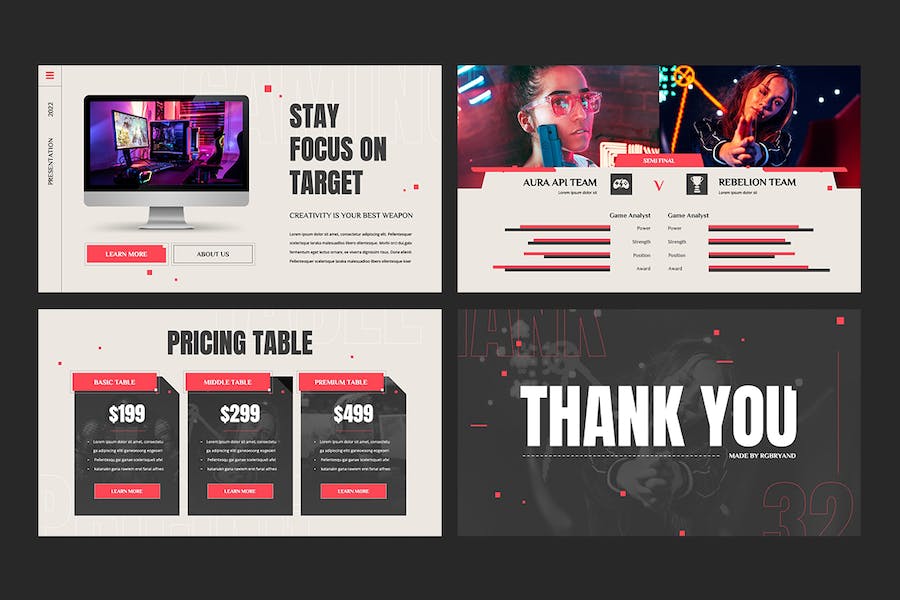 电竞游戏产品推介宣传展示营销方案PPT模板 - PPT派