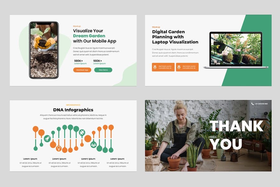 园林景观设计讲述展示方案规划实现Keynote模板 - PPT派