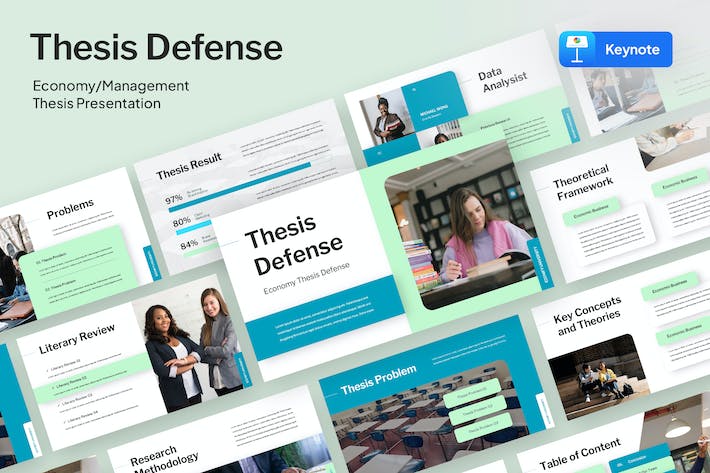 经济论文答辩研究方案Keynote模板 - PPT派