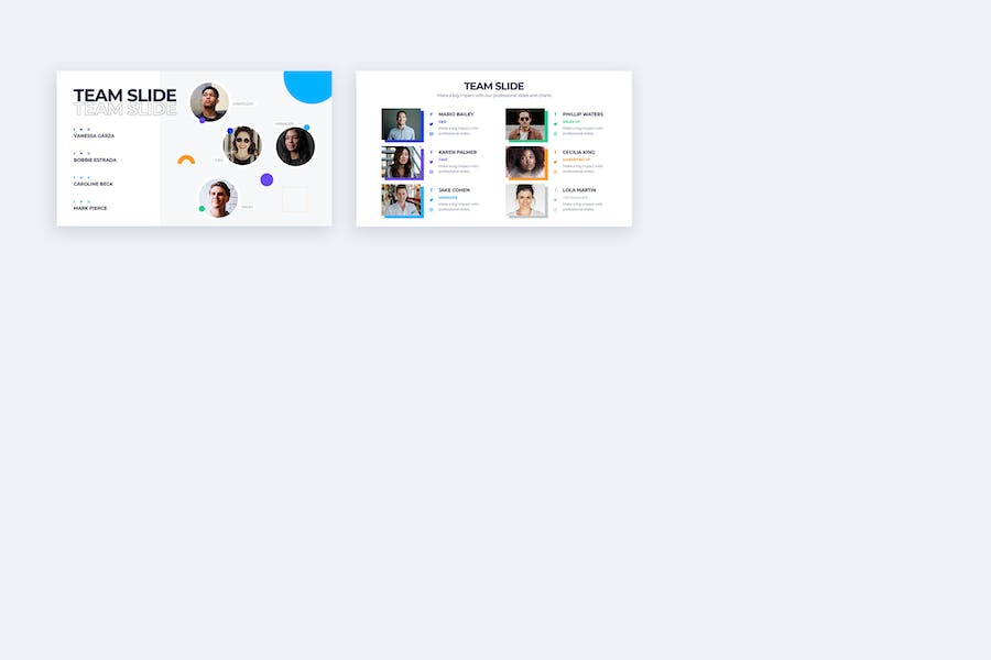 商业团队协作管理信息图形PPT模板 - PPT派