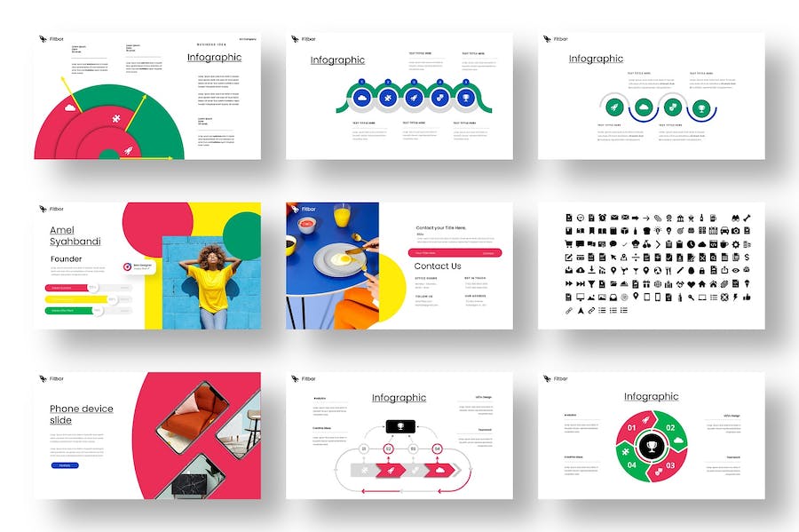 商务项目展示工作方案PPT模板 - PPT派