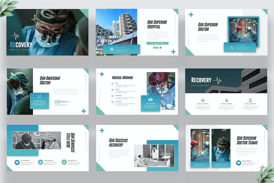 康复医疗健康管理方案Keynote模板 - PPT派