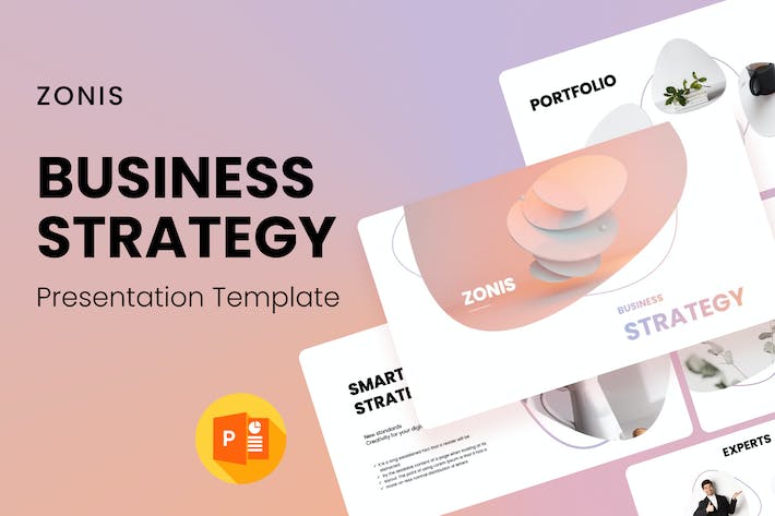 欧美企业战略规划质感PPT模板 - PPT派