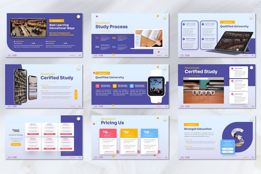 教育培训大学招生宣传PPT模板 - PPT派