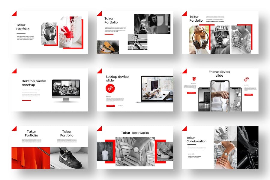 欧美风商务主题Keynote模板 - PPT派