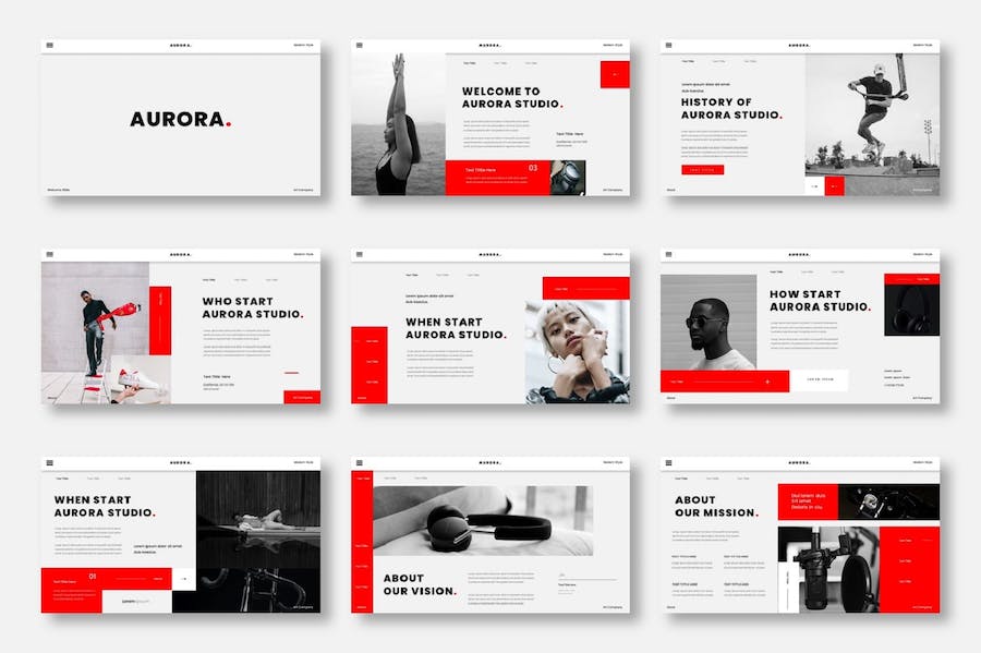 商务企业品牌宣传方案Keynote模板 - PPT派