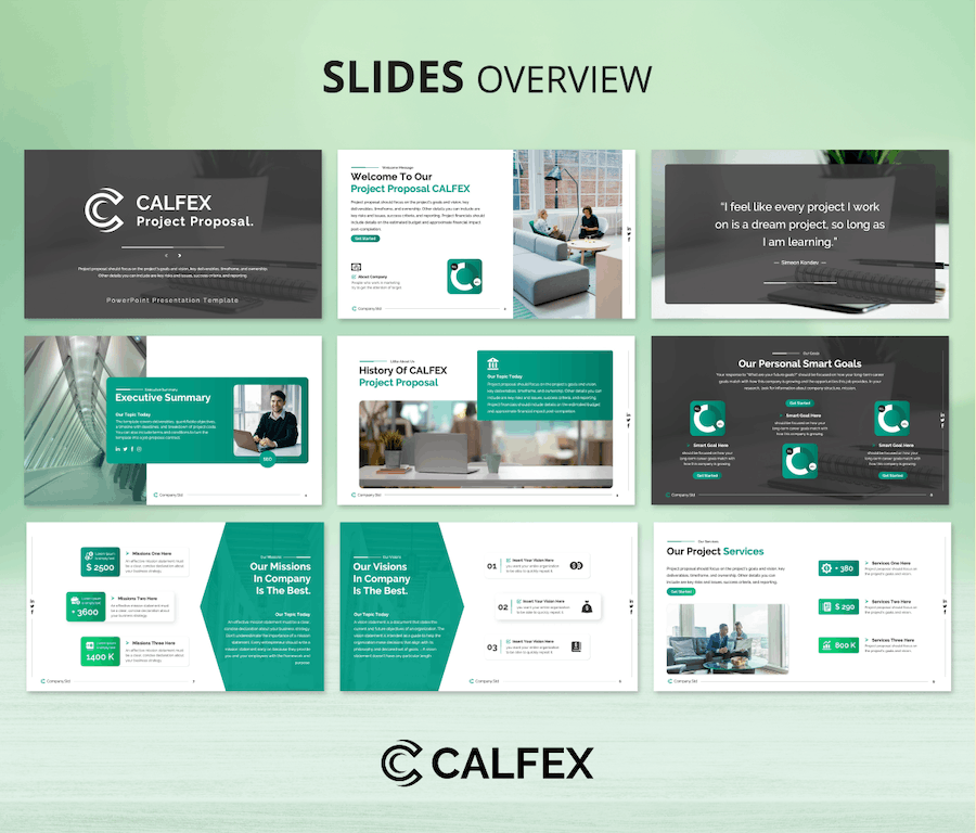 项目提案计划书商务汇报PPT模板 - PPT派