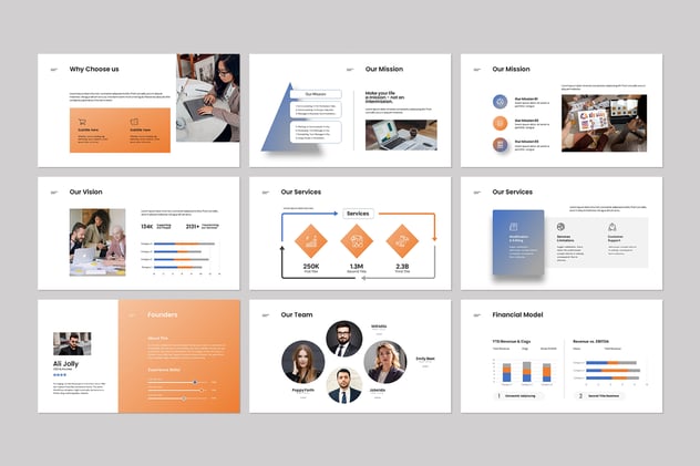 商业业务工作总结报告Keynote模板 - PPT派