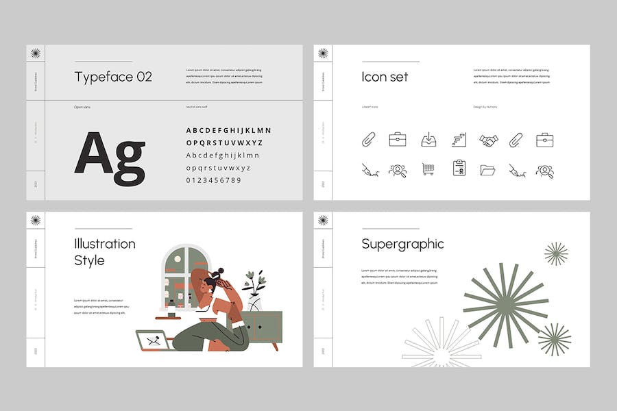 企业品牌视觉识别系统设计指南PPT模板 - PPT派