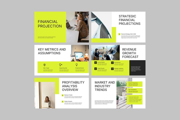 财务预测分析规划PPT模板 - PPT派