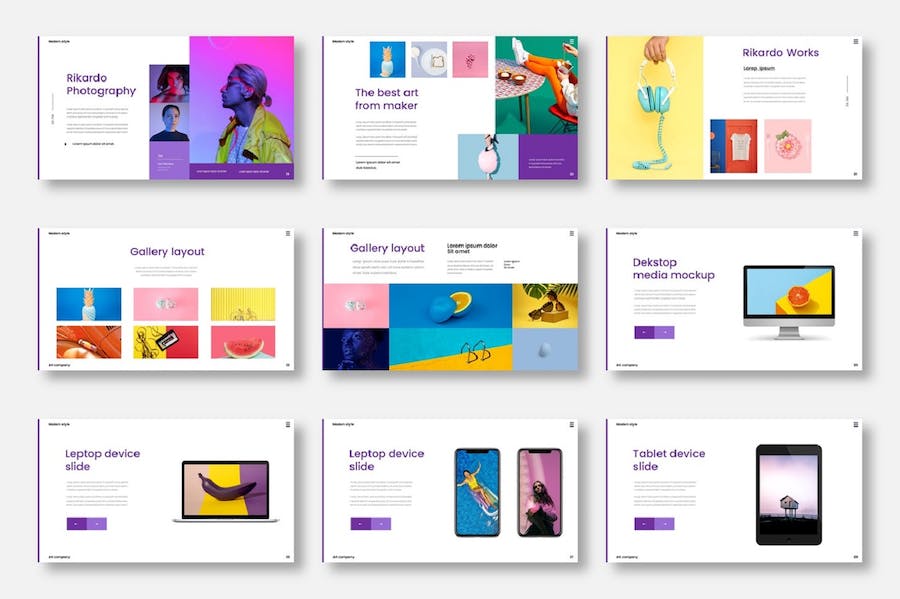 商务品牌推广营销策略Keynote模板 - PPT派