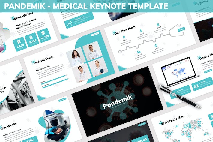 医疗健康知识演讲Keynote模板 - PPT派