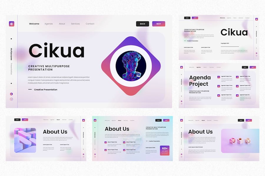 创意多用途综合方案Keynote模板 - PPT派