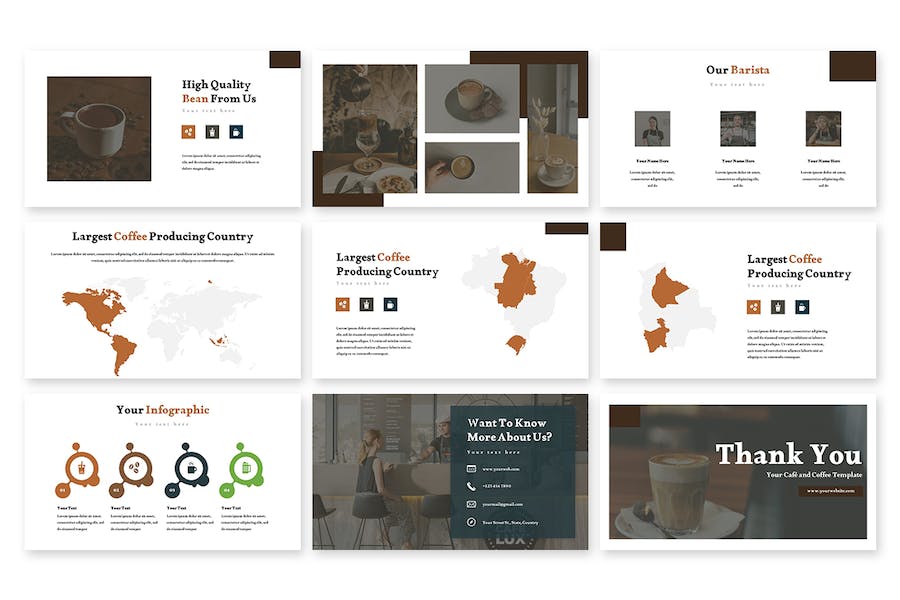 现代简约商务展示PPT模板 - PPT派