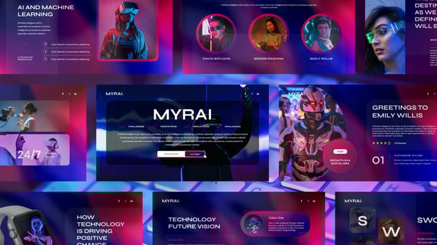 人工智能技术科技创新应用Keynote模板 - PPT派