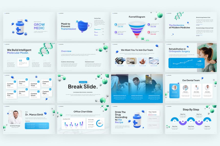 GrowMedic-医疗-PowerPoint-模板 - PPT派