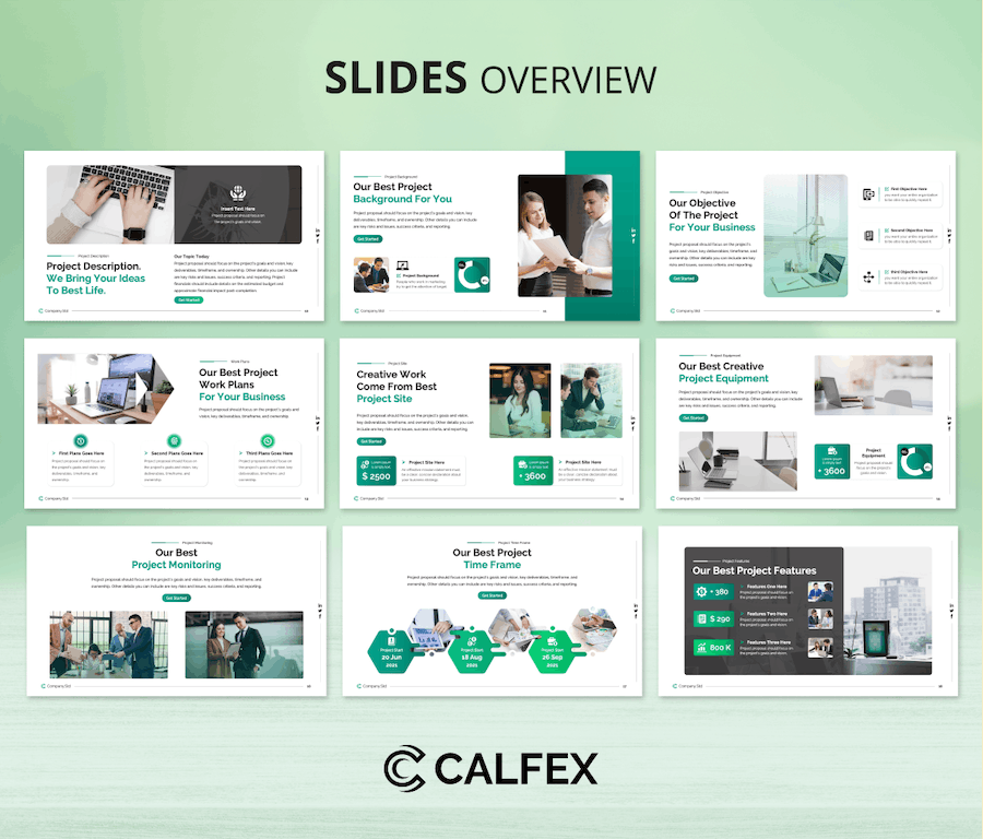 项目提案计划书商务汇报PPT模板 - PPT派