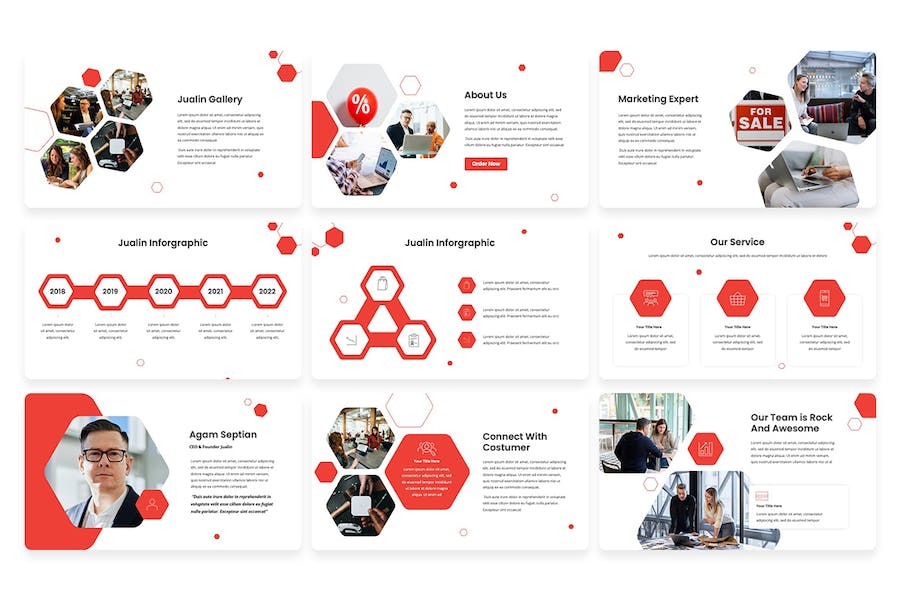 销售营销业绩推广策略Keynote模板 - PPT派