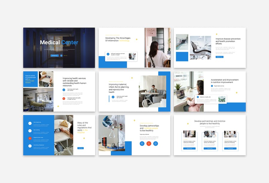 医疗财务商业运营管理PPT模板 - PPT派
