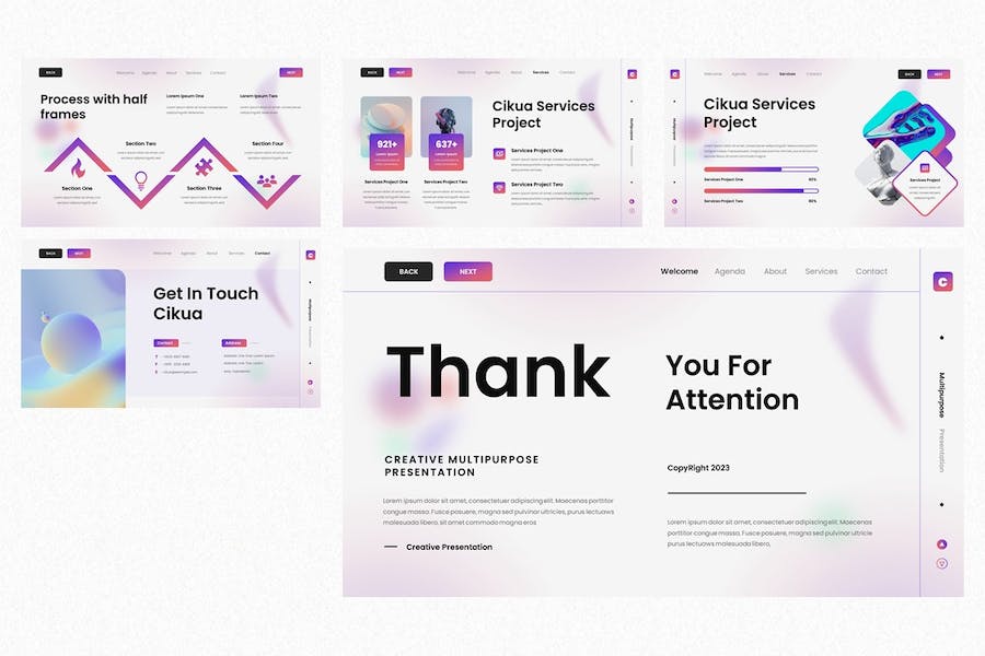 创意多用途综合方案Keynote模板 - PPT派