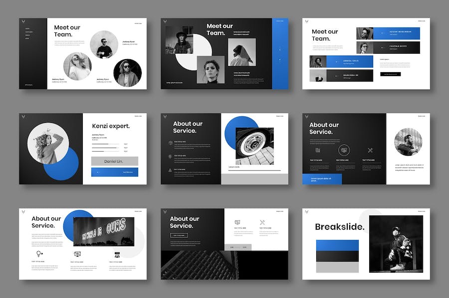 商务业务公司介绍宣传Keynote模板 - PPT派