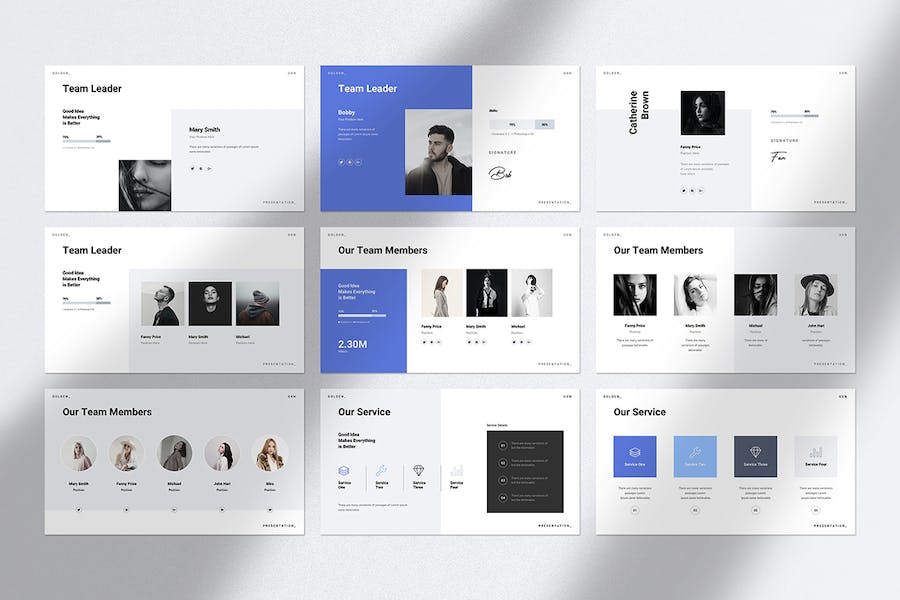 多用途商业演讲方案PPT模板 - PPT派
