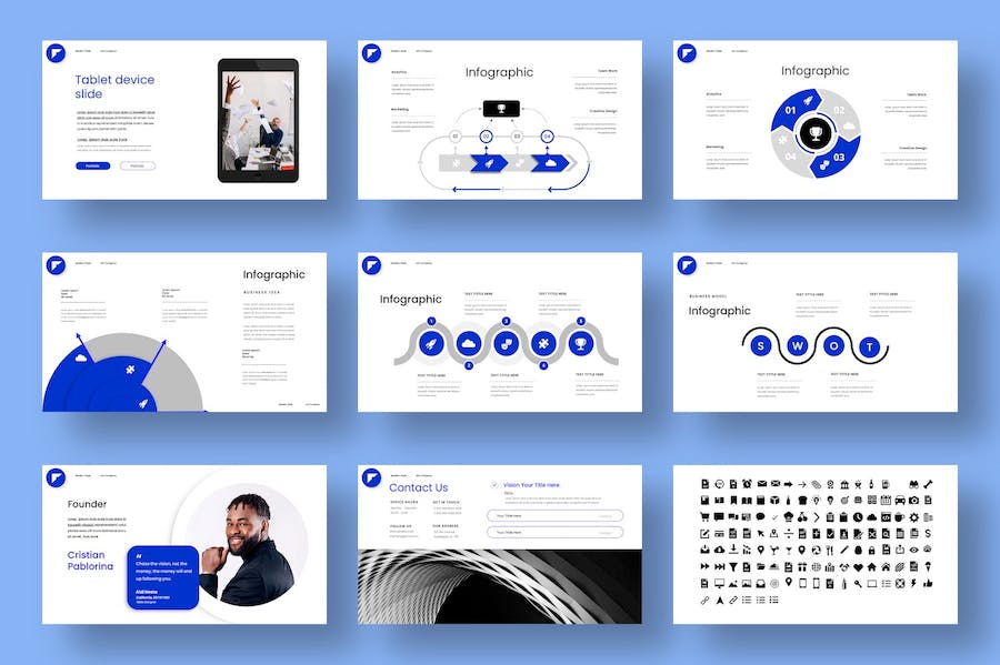 企业品牌形象宣传营销推广PPT模板 - PPT派