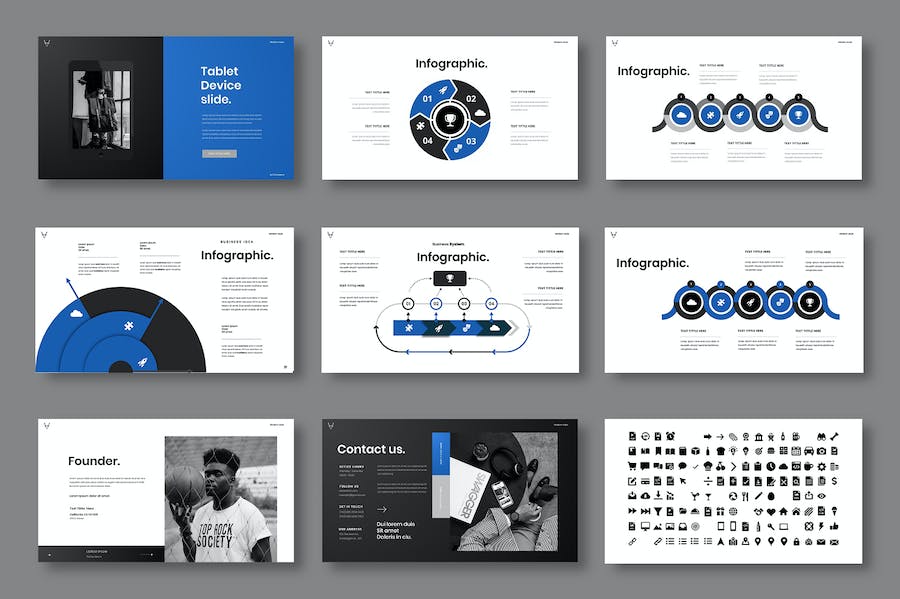 商务业务公司介绍宣传Keynote模板 - PPT派