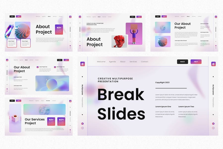 创意多用途综合方案Keynote模板 - PPT派