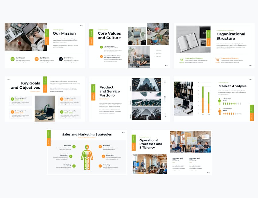 公司计划议程日程安排Keynote模板 - PPT派