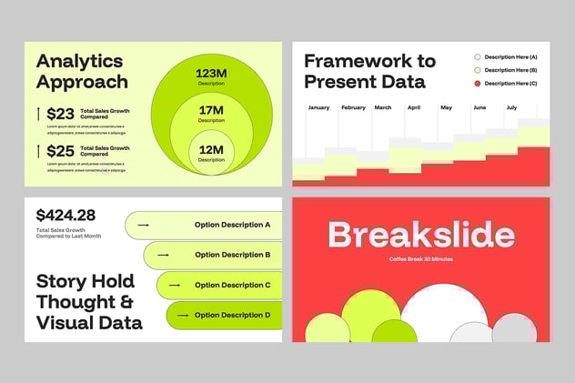 数据可视化分析展示Keynote模板 - PPT派