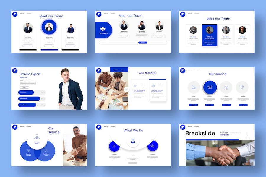 企业品牌形象宣传营销推广PPT模板 - PPT派