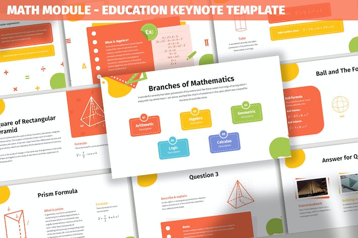 教育课程设计讲述展示知识传播方案Keynote模板 - PPT派