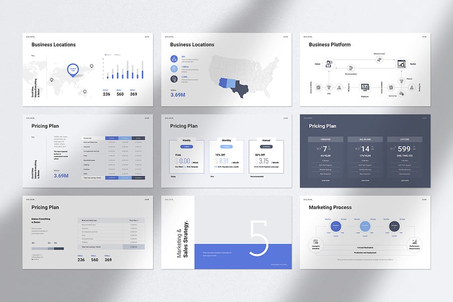多用途商业演讲方案PPT模板 - PPT派