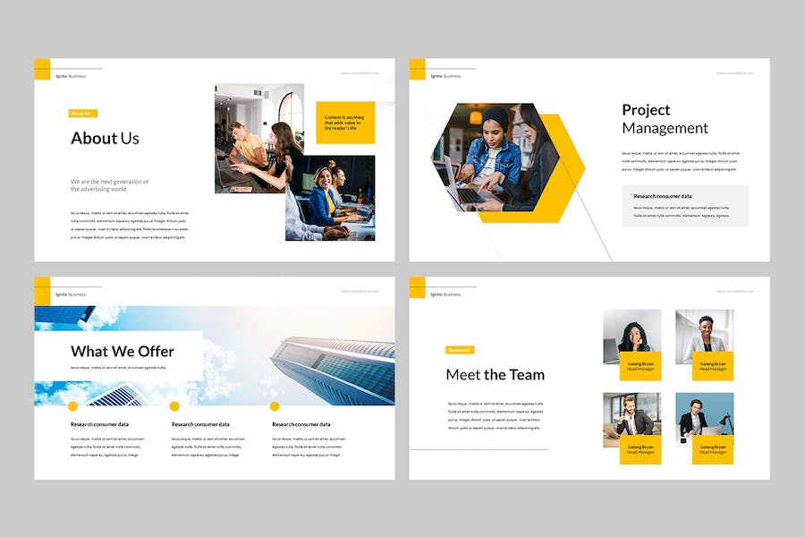 商务推介演讲方案设计PPT模板 - PPT派