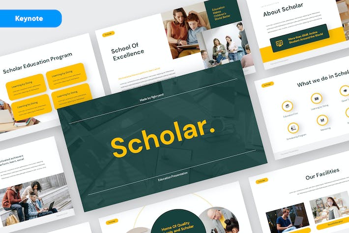 高校学术研究报告设计Keynote模板 - PPT派
