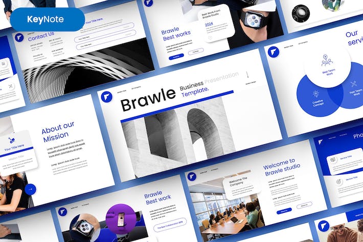 企业产品服务商务营销方案Keynote模板 - PPT派