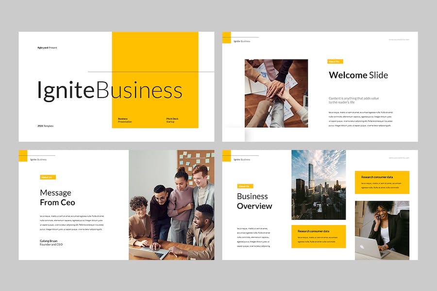 商务推介演讲方案设计PPT模板 - PPT派