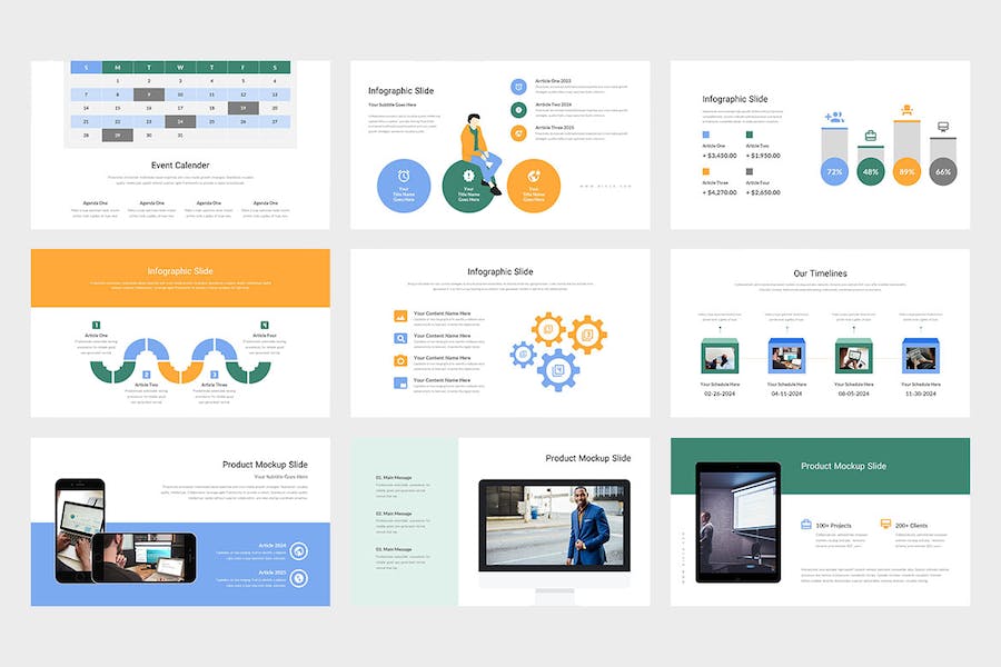 企业年度工作总结报告PPT模板 - PPT派