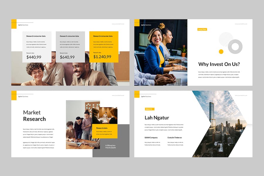 商务推介演讲方案设计PPT模板 - PPT派