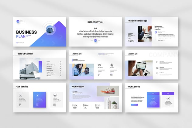 商业计划融资方案演讲Keynote模板 - PPT派