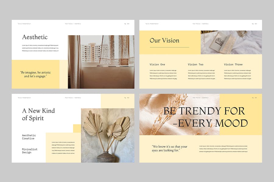 清新自然美学主题Keynote演示文稿 - PPT派