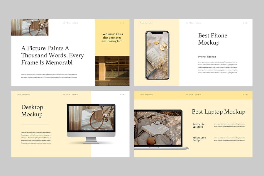 清新自然美学主题Keynote演示文稿 - PPT派